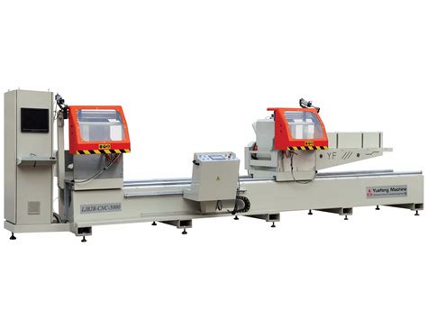 china cnc double head cutting saw machine|Aluminium Cut Saw CNC Double Head Cutting Machine.